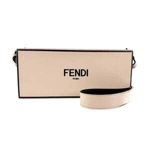 FENDI Black Leather Shoulder Bag